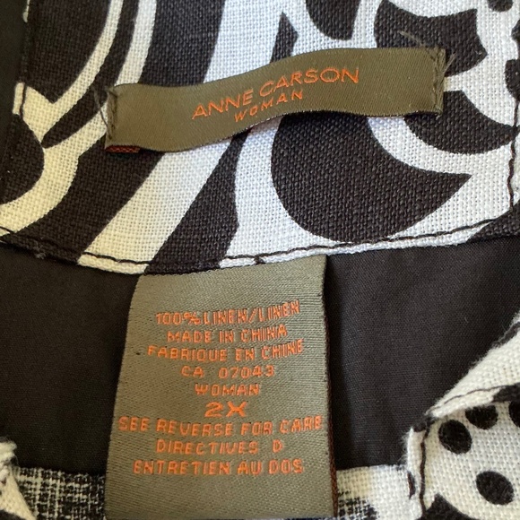 ANNE CARSON
Linen 2X Women’s Summer Jacket - Picture 4 of 12